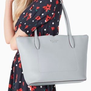 ❤️NWT KATE SPADE HARLOW TOTE AVALON MIST PEBBLED LEATHER GORGEOUS!